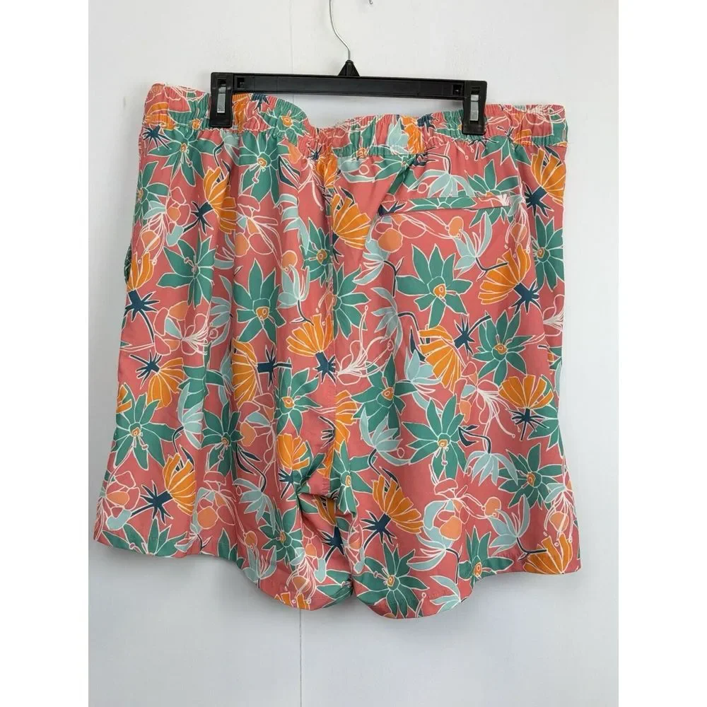 Goodfellow & Co Men's Swim Trunk Shorts Quick Dry Swimsuit, Multi Floral‎ XXL